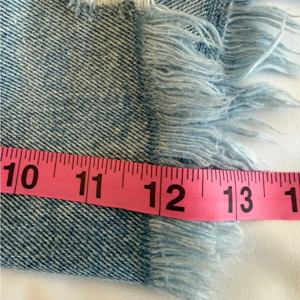 Agolde Parker Vintage Cutoff Organic Cotton Denim Shorts Size 28